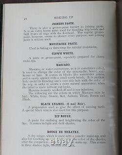 Rare Antique Old Book Makeup 1905 Illustrated Blackface Race Cosmetics Scarce