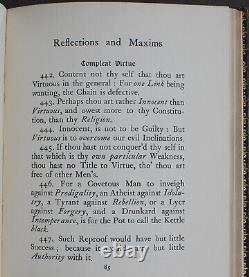 Rare Antique Old Book Maxims William Penn 1901 Master Servant Secrecy + more