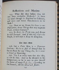 Rare Antique Old Book Maxims William Penn 1901 Master Servant Secrecy + more