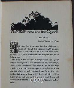 Rare Antique Old Book Medieval Fairy Tale 1931 Illustrated Queen Knights Wolf