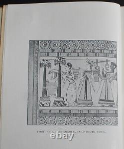 Rare Antique Old Book Mediterranean Civilization 1910 Illustrated Italy Egypt