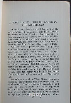 Rare Antique Old Book Mountains Canada 1925 Illustrated 1st Numbered Signed