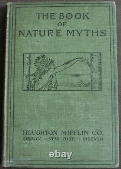 Rare Antique Old Book Nature Myths 1902 Illustrated Native American Fairy Tales