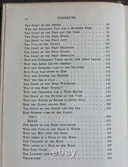 Rare Antique Old Book Nature Myths 1902 Illustrated Native American Fairy Tales