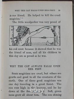 Rare Antique Old Book Nature Myths 1902 Illustrated Native American Fairy Tales