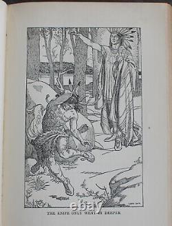 Rare Antique Old Book Nature Myths 1902 Illustrated Native American Fairy Tales