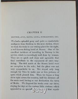 Rare Antique Old Book Norway 1905 Illustrated Norse Nordic Land Legends People