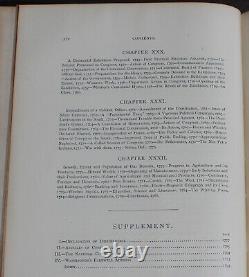 Rare Antique Old Book Our Country 1878 United States America War Mormons Slavery