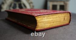 Rare Antique Old Book Poems Thomas Moore 1857 Illustrated Scarce Poetry Gilt