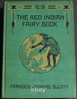 Rare Antique Old Book Red Indian Fairy Tales 1917 Illustrated Native Americans