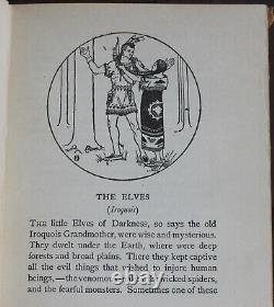 Rare Antique Old Book Red Indian Fairy Tales 1917 Illustrated Native Americans