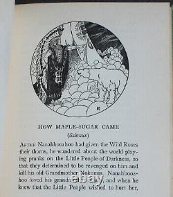 Rare Antique Old Book Red Indian Fairy Tales 1917 Illustrated Native Americans