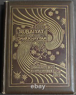 Rare Antique Old Book Rubaiyat Omar Khayyam 1894 Illustrated Astronomer Persia