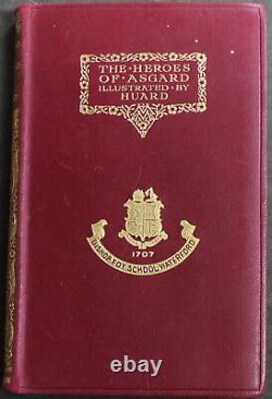 Rare Antique Old Book Scandinavian Myth 1924 Illustrated Viking Fairy Tales