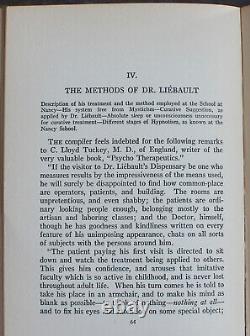 Rare Antique Old Book Science Hypnotism 1928 Illustrated Occult Control