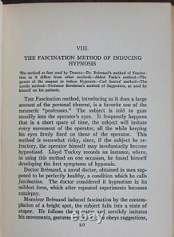 Rare Antique Old Book Science Hypnotism 1928 Illustrated Occult Control