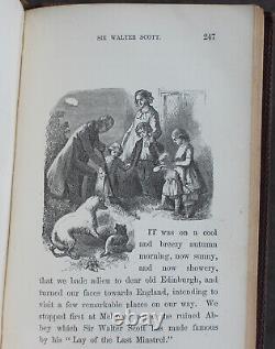 Rare Antique Old Book Scotland 1861 William Wallace Mary Queen Of Scots + more