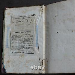 Rare Antique Old Book Set Rome In The 3rd Century 1838 Letters Italy Europe