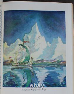 Rare Antique Old Book Siegfried 1931 Illustrated Norse Viking Legend Thor Loki