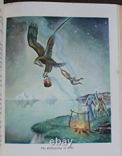 Rare Antique Old Book Siegfried 1931 Illustrated Norse Viking Legend Thor Loki