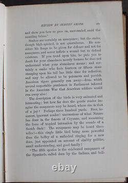 Rare Antique Old Book South America 1891 Illustrated Vampire Bats Indians Poison