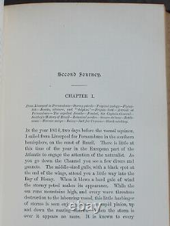 Rare Antique Old Book South America 1891 Illustrated Vampire Bats Indians Poison