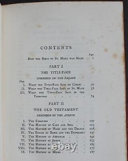 Rare Antique Old Book St. Mark's Church Venice 1898 Illustrated Italy Europe