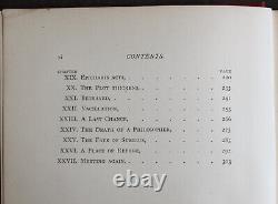 Rare Antique Old Book The Burning of Rome 1892 Illustrated Nero Italy Scarce +++