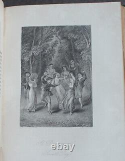 Rare Antique Old Book The Decameron Boccaccio 1890 Illustrated Italian Tales