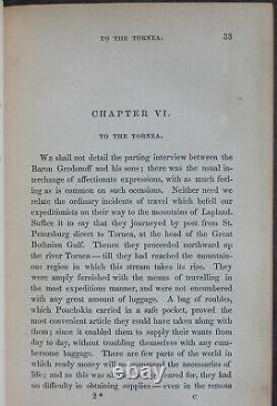 Rare Antique Old Book The Grand Bear Hunt 1859 Illustrated Polar Sun Sloth +