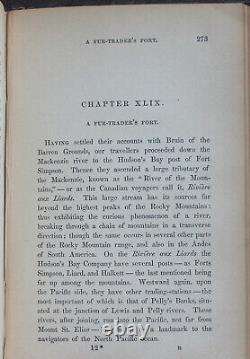 Rare Antique Old Book The Grand Bear Hunt 1859 Illustrated Polar Sun Sloth +