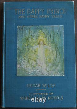 Rare Antique Old Book The Happy Prince 1913 Illustrated Fairy Tales Oscar Wilde