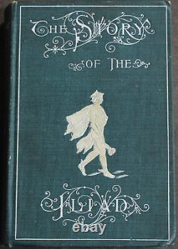 Rare Antique Old Book The Iliad 1895 Illustrated Siege Of Troy Greece Tale War