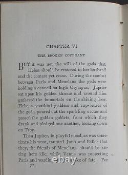 Rare Antique Old Book The Iliad 1895 Illustrated Siege Of Troy Greece Tale War