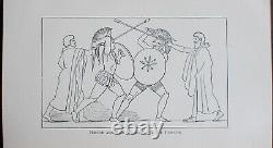 Rare Antique Old Book The Iliad 1895 Illustrated Siege Of Troy Greece Tale War