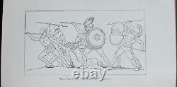 Rare Antique Old Book The Iliad 1895 Illustrated Siege Of Troy Greece Tale War