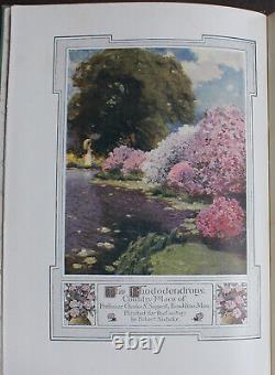 Rare Antique Old Book The Lure Of The Garden 1911 Illustrated Nature Plants