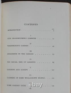 Rare Antique Old Book The Lure Of The Garden 1911 Illustrated Nature Plants