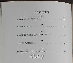 Rare Antique Old Book The Lure Of The Garden 1911 Illustrated Nature Plants