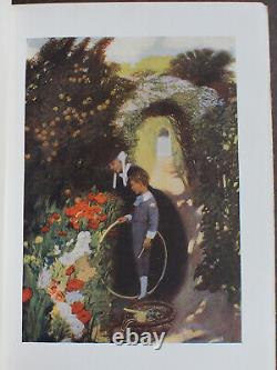 Rare Antique Old Book The Lure Of The Garden 1911 Illustrated Nature Plants