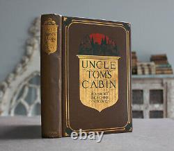 Rare Antique Old Book Uncle Tom's Cabin 1897 Illustrated Slavery, Civil War +++