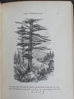 Rare Antique Old Book White Hills Legends Land 1860 Illustrated United States