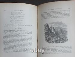 Rare Antique Old Book White Hills Legends Land 1860 Illustrated United States