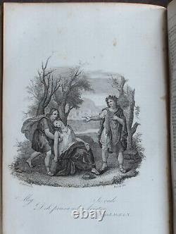 Rare Antique Old Book Works of Pietro Metastasio 1838 Illustrated Italian Estate