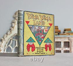 Rare Antique Old Book Yama Yama Land Fairy Tale 1909 Illustrated Oz Interest