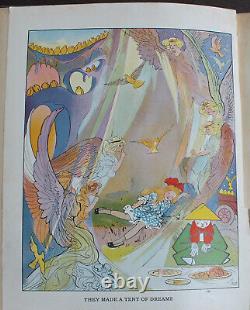 Rare Antique Old Book Yama Yama Land Fairy Tale 1909 Illustrated Oz Interest