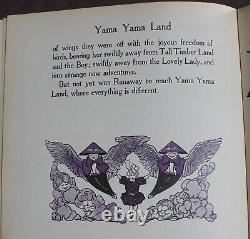 Rare Antique Old Book Yama Yama Land Fairy Tale 1909 Illustrated Oz Interest