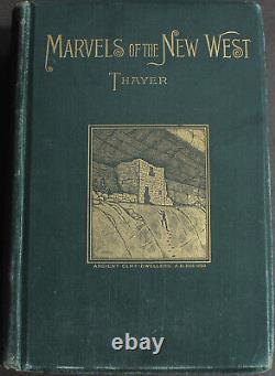 Rare Antique Old Book Yellowstone Yosemite Native Indians West America 1892 US