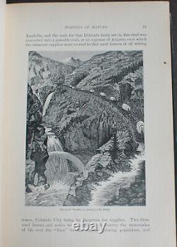 Rare Antique Old Book Yellowstone Yosemite Native Indians West America 1892 US