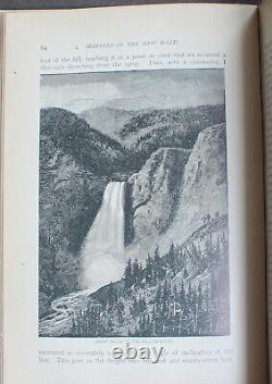 Rare Antique Old Book Yellowstone Yosemite Native Indians West America 1892 US